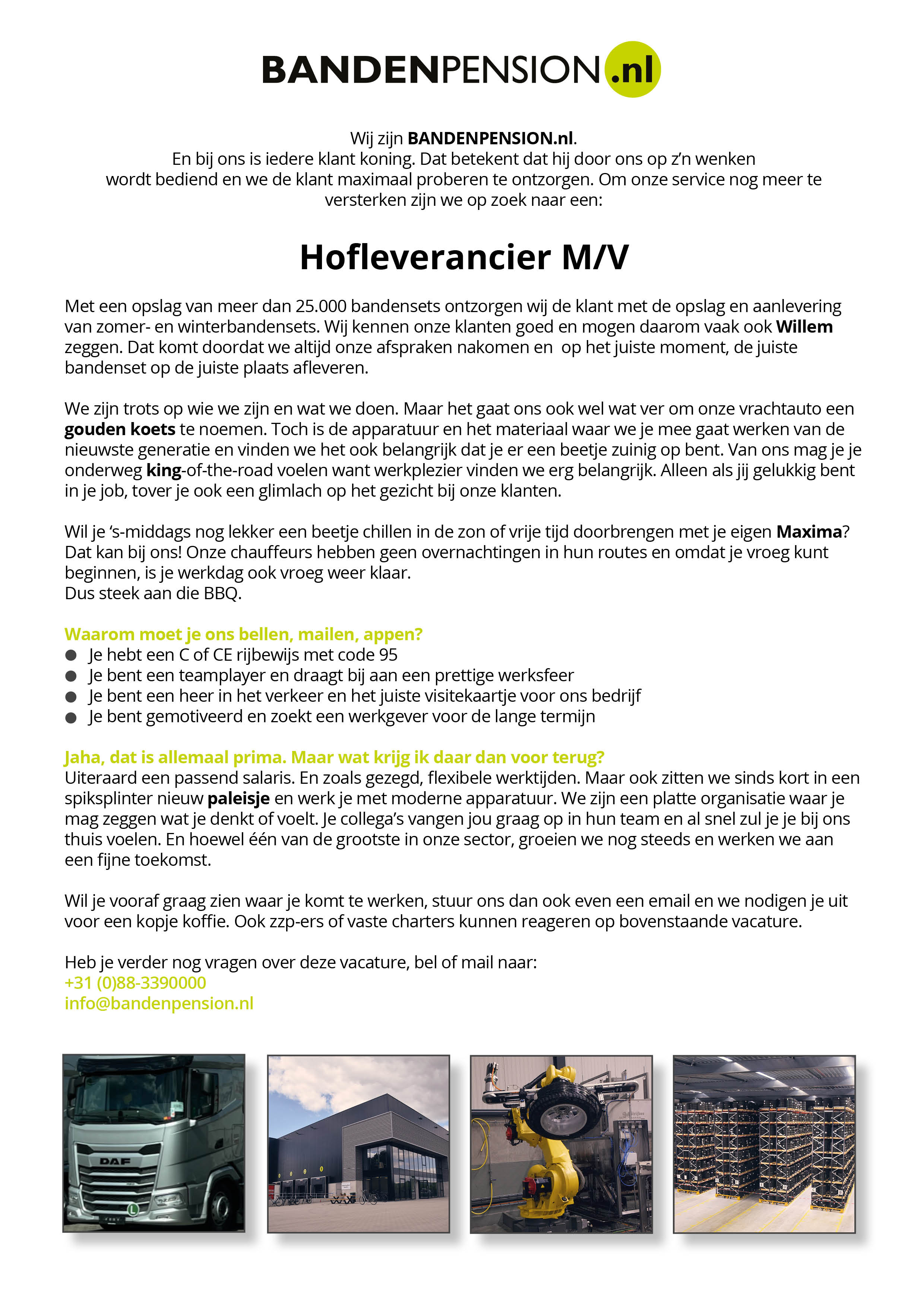 BANDENPENSION ADV HOFLEVERANCIER MV KLEUR